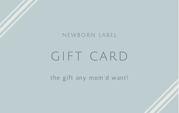 NEWBORN LABEL GIFT CARD - NEWBORN